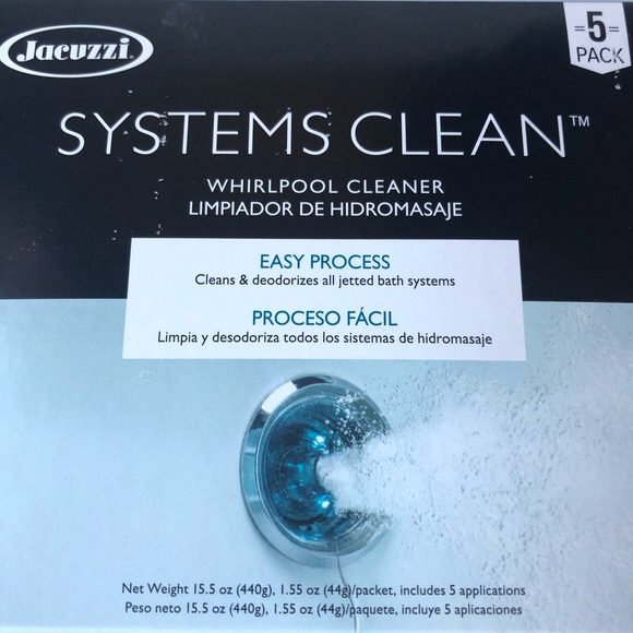 Jacuzzi Systems Clean 5 Pack Whirlpool Cleaner - Picture 3 of 3